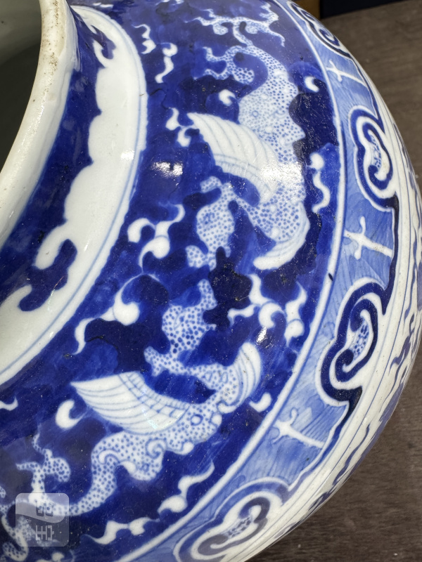 清 青花缠枝莲纹罐 - 图9